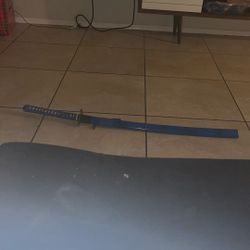 Blue katana