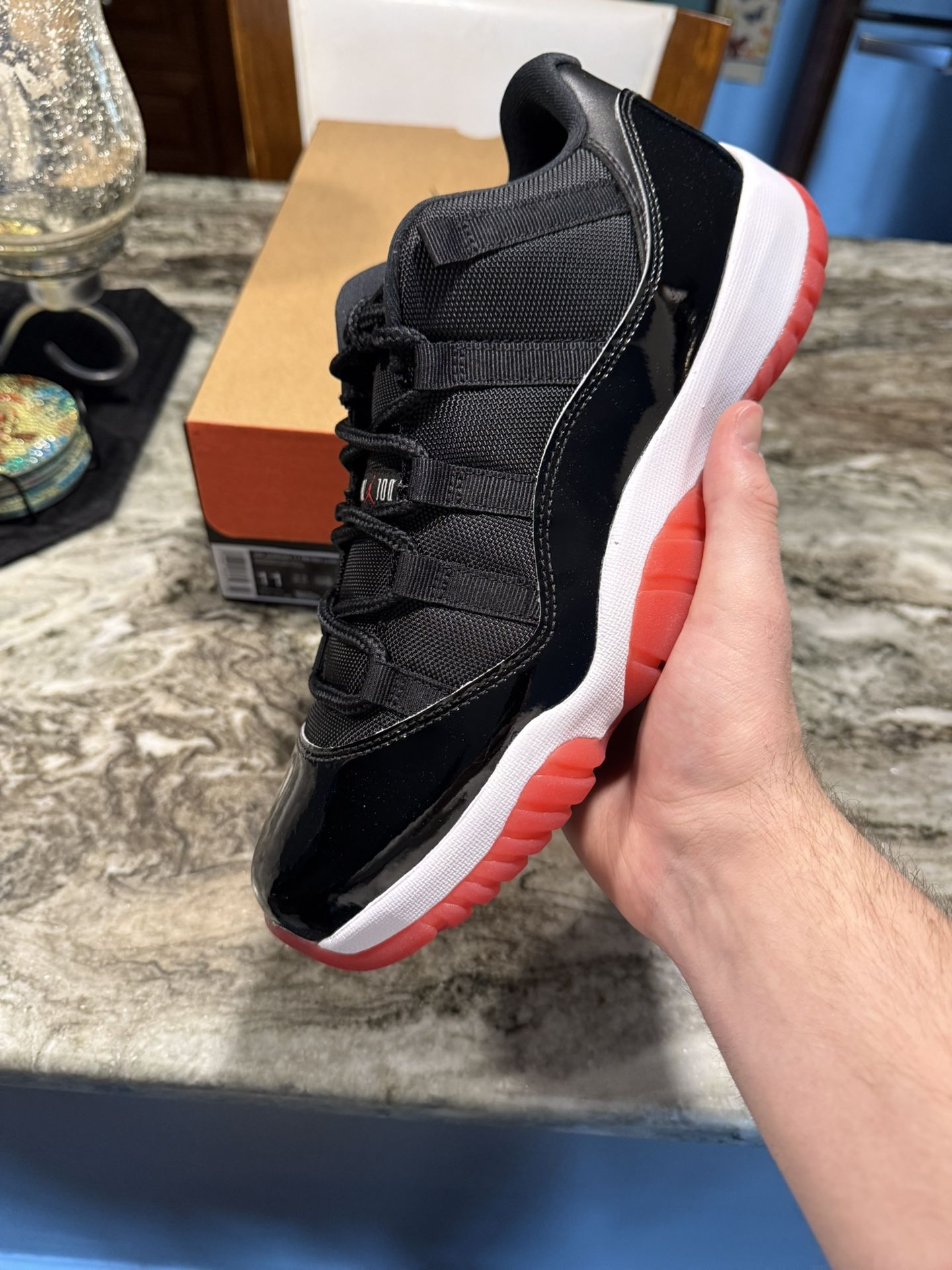 Jordan 11 Bred Low Size 11 And 12 $190