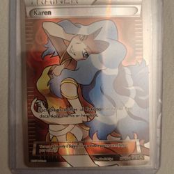 Pokemon Karen Full Art Card