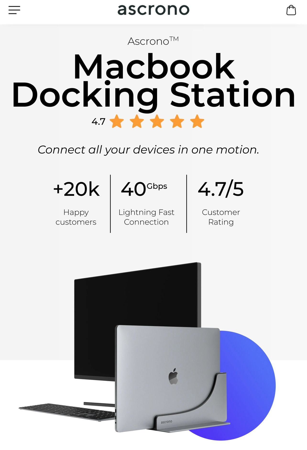 MacBook Docking Station - Ascrono