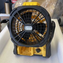 Battery Operated Fan - Compatible with Dewalt 20v Battery Work Fan
