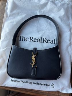 Saint Laurent Le 5 à 7 Black Leather Shoulder Bag – $1,250 obo