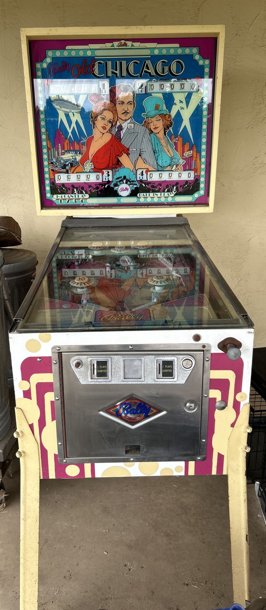 Vintage Bally old Chicago Pinball Game for Sale in Ramona, CA OfferUp