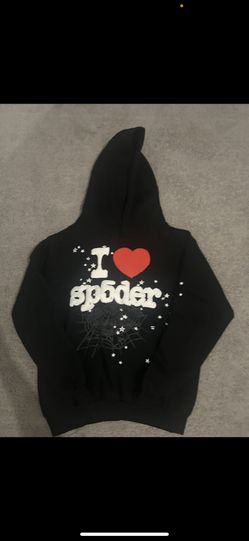 Sp5der | Heart SP5 Souvenir Hoodie Black