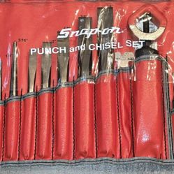Snap-On Tools USA PPC210AK 22pc Punch And Chisel Set (Complete) w/ C2201 Kit Bag