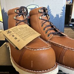 Red Wing Safety Toe Work Boots 