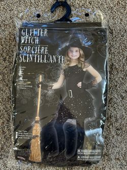 Glitter Witch Costume Size Medium 8-10