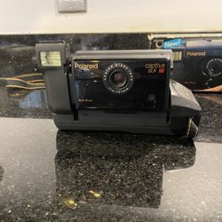 Vintage Polaroid Camera Captiva SLR Instant Camera with Strap & Box