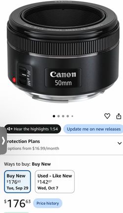 Canon EF 50mm f/1.8 STM Lens