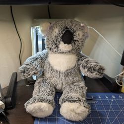 Build A Bear Koala Bear Soft Gray White Plush Realistic Stuffed Animal Toy 