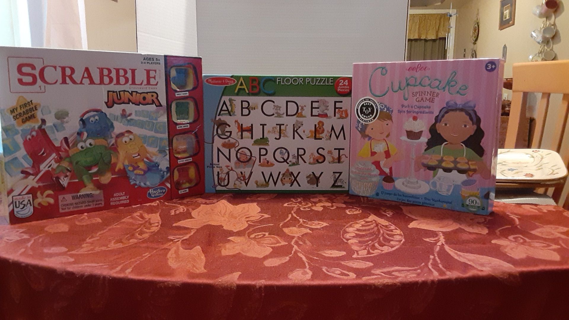 Three like new game and puzzles.