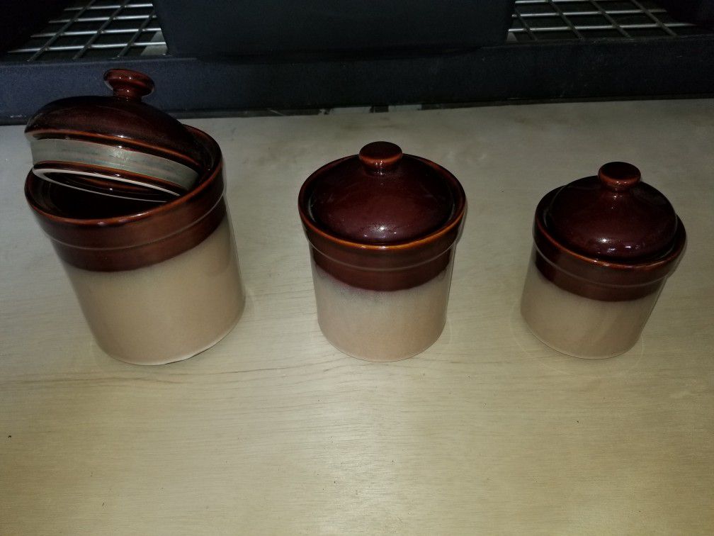 3 Set Kitchen Canisters