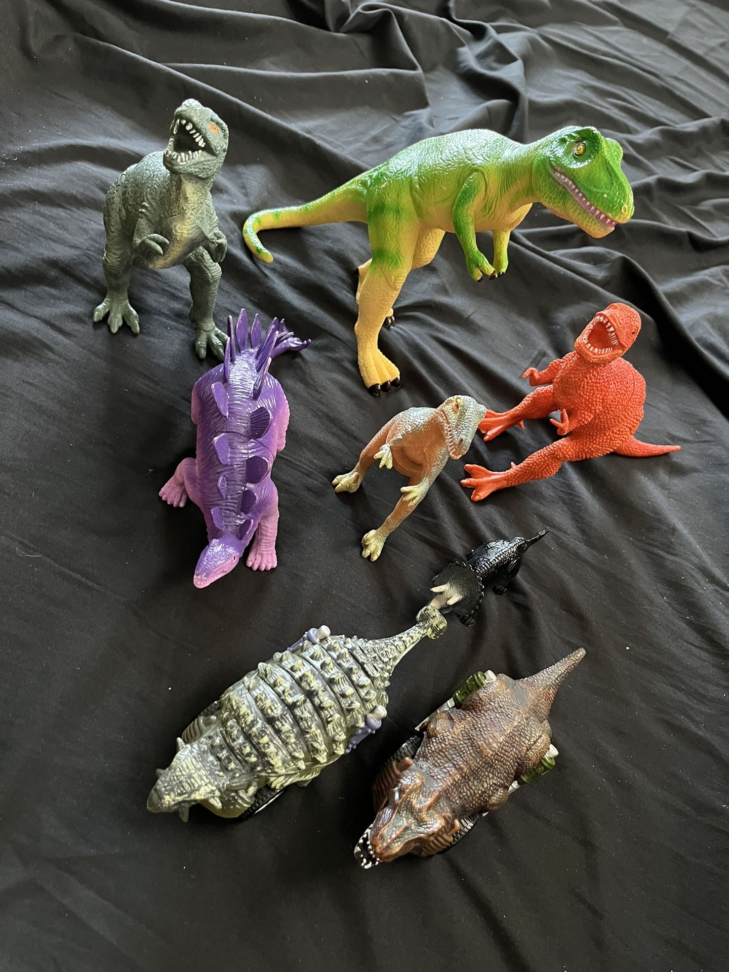 Lot Of Dinosaurs Toys And Cars