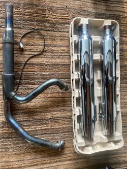 Harley Davidson Touring Road Glide Mufflers & Header Pipe.