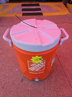 Rubbermaid Home Depot logo cooler