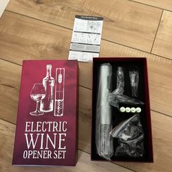 Electric Wine Opener Set