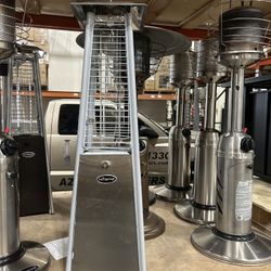 39” Tabletop Glass Tube Heater - Stainless Steel