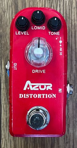 Azor Distortion Mini Guitar Pedal