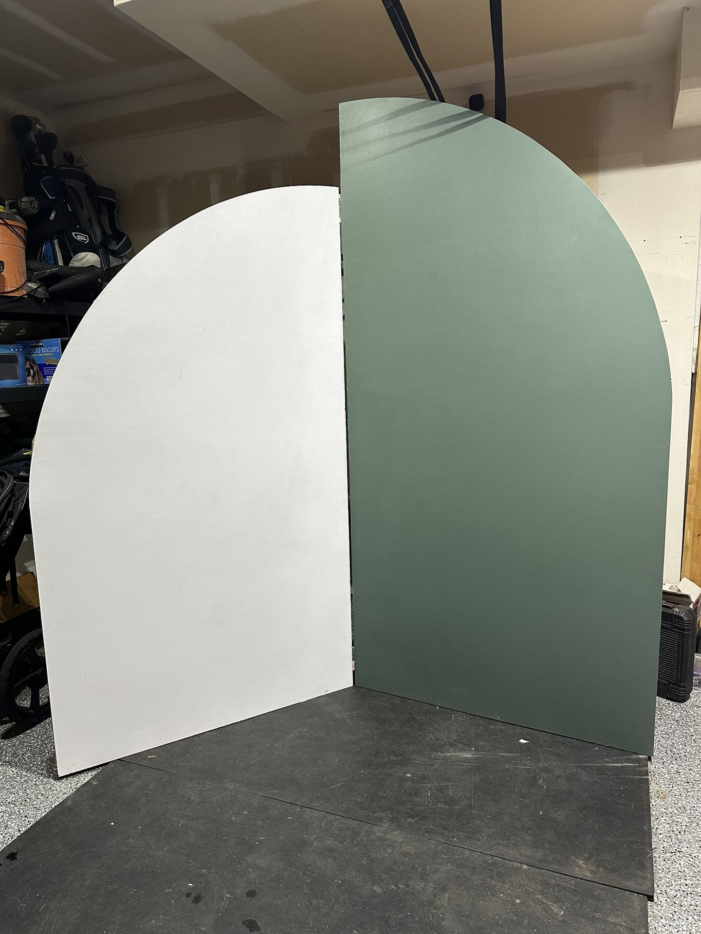 Custom Wooden Arched Party Backdrop