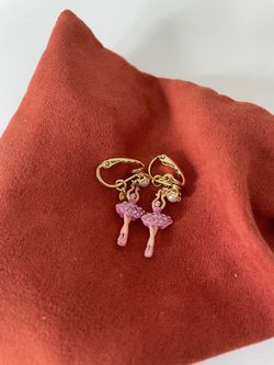 Cute Ballerina Earrings For $5