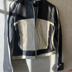 New , Leather Jacket Woman Size M