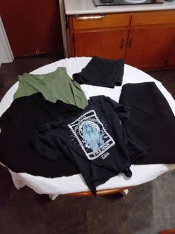 Clearance Sale Ladies XL.  3 tops,  shorts and skirt all 5 pieces for