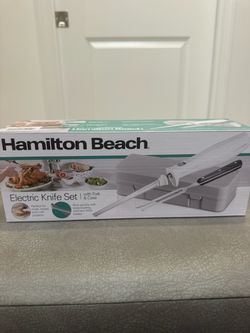 Hamilton Beach Electric Knife Set with Fork & Case