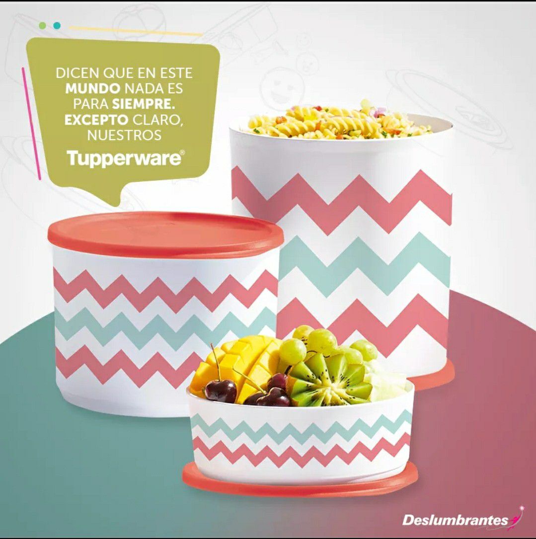 New Tupperware 3pc canisters