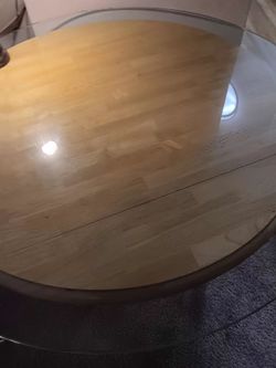 Glass table top - no table 48 inches x 1/2 inch