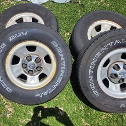 Chevy astro rims