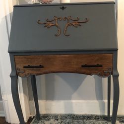 Oak Secretary Vintage Antique