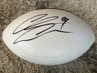 Chris Chambers Signed NFL Panel Ball