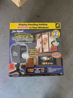 Halloween and Christmas Window Mini Movie Projector