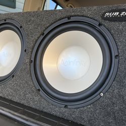 12 Infinity Sub Woofer Speakers  🔊 
