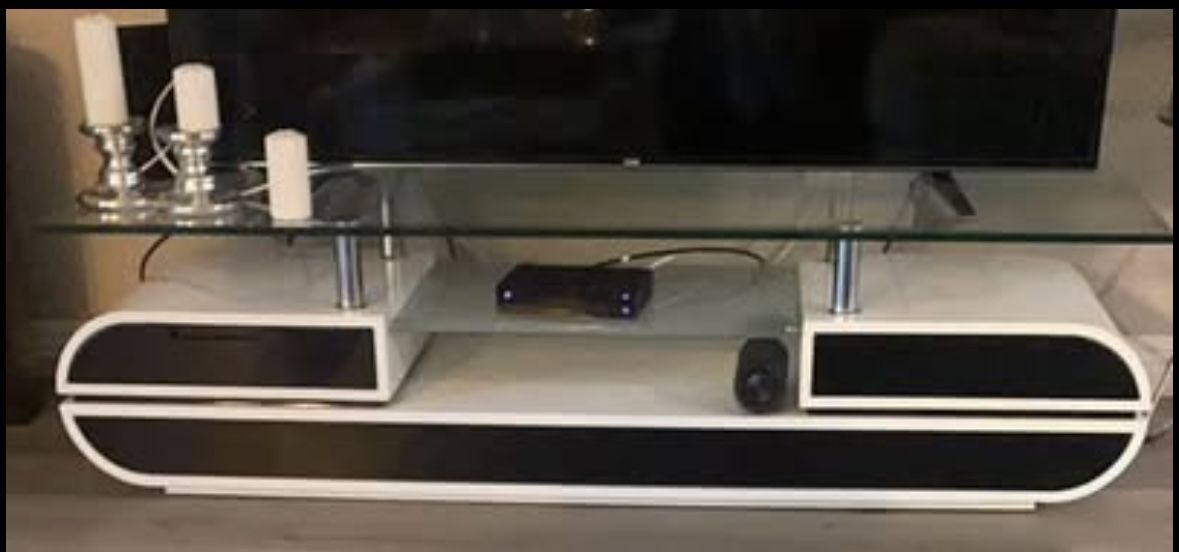 Contemporary 63in TV Console Table