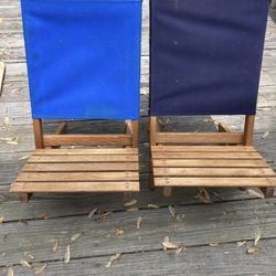(2) Small Beach/camping Seats 