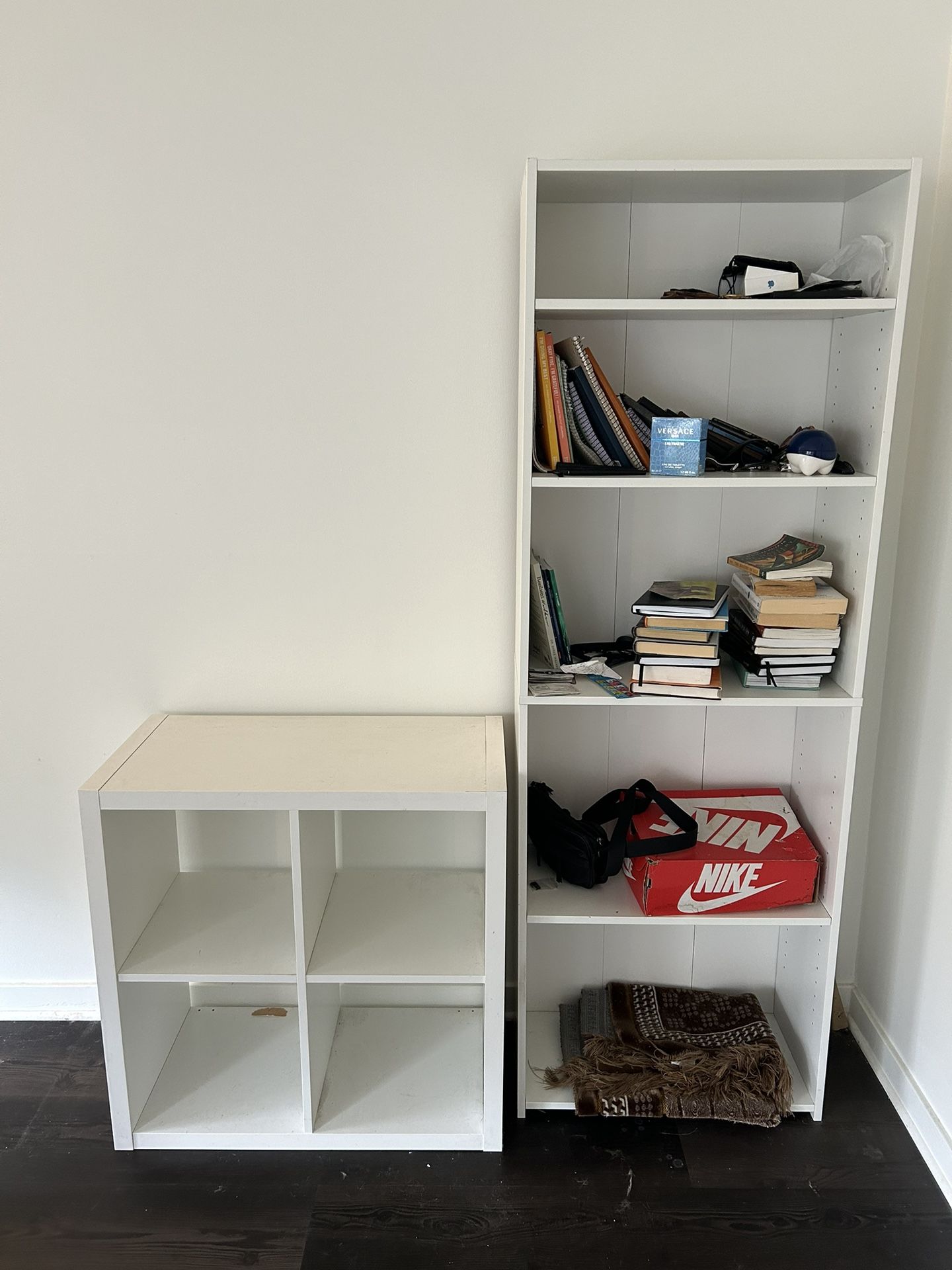 White Bookshelf