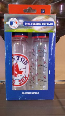 9 oz feeding bottles Boston Red sox