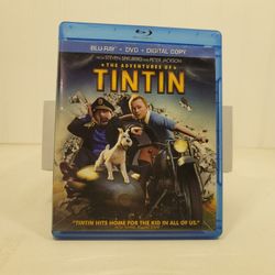 BLU RAY / DVD COMBO PACK THE ADVENTURES OF TIN TIN.   $5