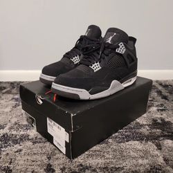 Jordan 4 Black Canvas Size 10.5