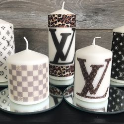 ✨ Homemade decoration custom unscented pillar candles set woman gift ✨