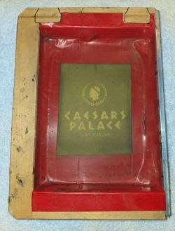 Vintage Caesars Palace Las Vegas Original Screen Printing Frame & Squeegees Rare Casino Production Piece