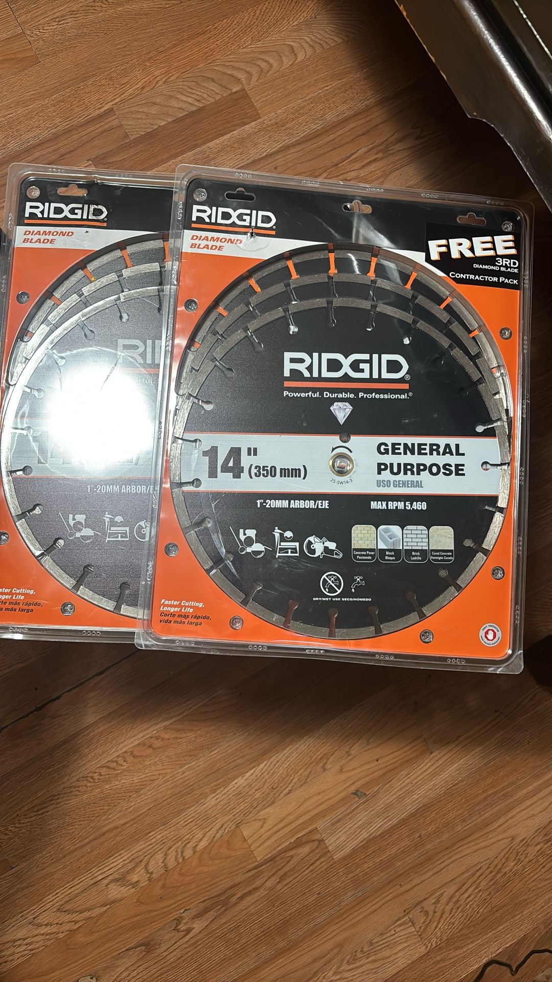 Ridgid Diamond Blades 14 Inch