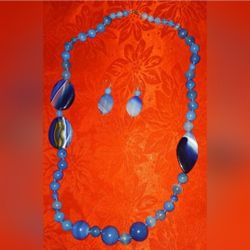 AIL ALUMA BLUE AGATE PRECIOUS STONES STATEMENT 