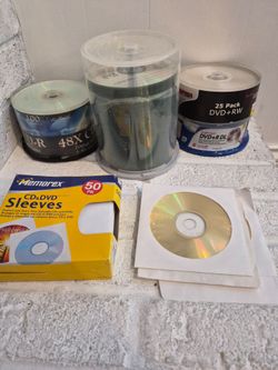 Dvd+rw, dvd+r, cd lot