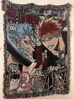 Bleach Anime Woven Tapestry Shonen Jump Cover Art