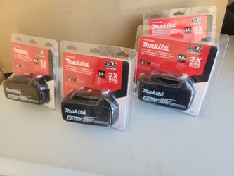 makita 18vlxt  6.0ah Lithiu-ion Batteries 
