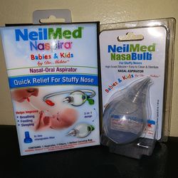 Neil Med nasal oral aspirator. Quick relief for babys stuff nose