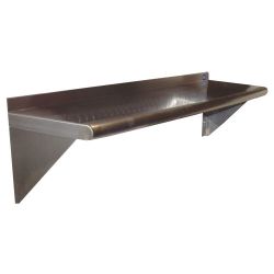 Stainless steel wall mount shelve