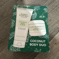 Mario Badescu Coconut Body Scrub & Body Butter Duo